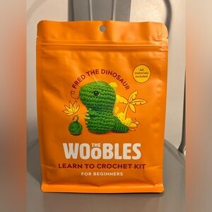 The Woobles Learn to Crochet Kit - Fred the Dinosaur